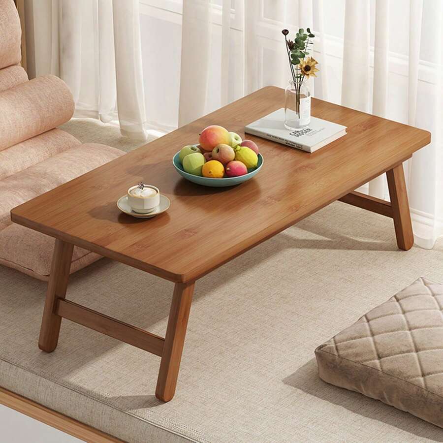 Bamboo Portable Folding Table, Laptop Notebook Table, Bed Sofa Tray PC Desk Stand, Picnic Table, Breakfast Table - Chocolate Brown - View 1