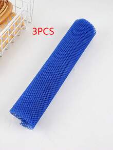 3pcs African Net Nylon Loofah Mesh Exfoliating Scrub Bath Towel, Nylon Body Scrubber For Men & Women Back To School - Multicolor - View 12