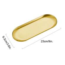 1 件不锈钢搁板/托盘，豪华浴室梳妆台收纳架 - 彩色 - 查看 11