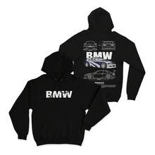 BMW M3 GTR Cotton Kangaroo Sweatshirt Launch - màu đen - Xem 1