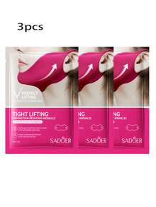 1/2/3/5/8/10/15/20pcs V-Shaped Face Lifting Gel Mask, Chin Lifting Tape, Skin Tightening Hydrogel Ear Hanging Mask - Multicolor - View 13