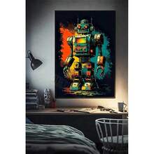 1pc /3pcsWall Arts Posters Optional Frame 80s Retro Funny Monkey Player Gamepad Picture For Gaming Room Living Canvas Painting Print Wall Art Home Decor Aesthetics Poster ,Wall Art With Frame