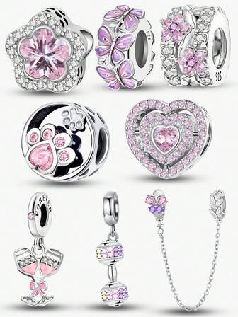 1 件时尚哑铃系列串珠适合女士手链手镯 DIY 珠宝制作和日常服装搭配珠宝装饰适合女孩