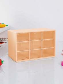 Hộp đựng trang sức để bàn dạng ngăn kéo 9 ngăn, hộp đựng trang sức nhiều lớp trong suốt, hộp đựng trang sức dạng ngăn kéo chống bụi và giúp sắp xếp đồ trang điểm/trang sức/đồ dùng lặt vặt một cách ngăn nắp. - Nhiều màu - Xem 18