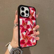 Una funda elegante para teléfono no incluye un cordón ni un soporte. Funda Magnética Premium para 16 15 13 14 12 11 Pro 14 15 16 Plus con hermosos lirios, anticaída, diseño ultrafino. | Perfecto para el uso diario - Azul profundo - Ver 5
