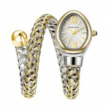 Damen Schlangen-Armreif Uhren, Mode Armband Uhr, Marken Quarz Uhr für modebewusste Mädchen