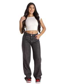 Women's Wide Leg Pants Graphite Premium Youth - 黑色 - 查看 5