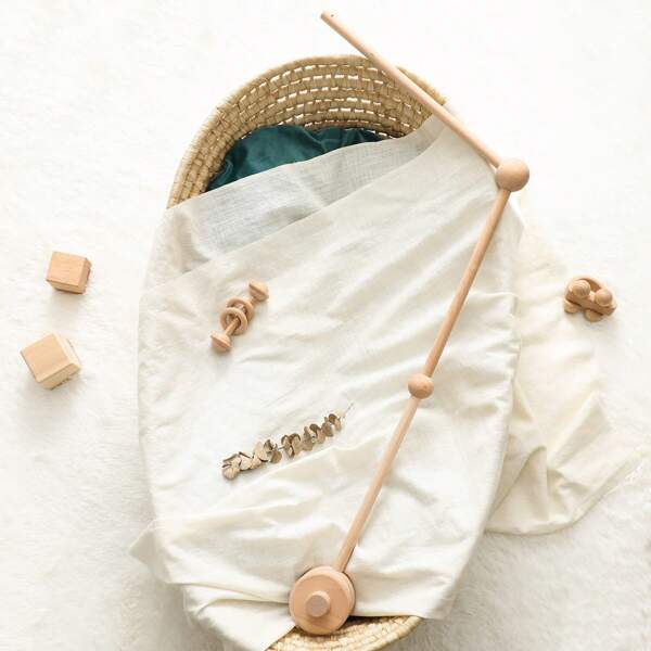 1pc 30-Inch Wooden Swing Arm For Baby Crib, Mobile Arm For Baby Girl Nursery Decor