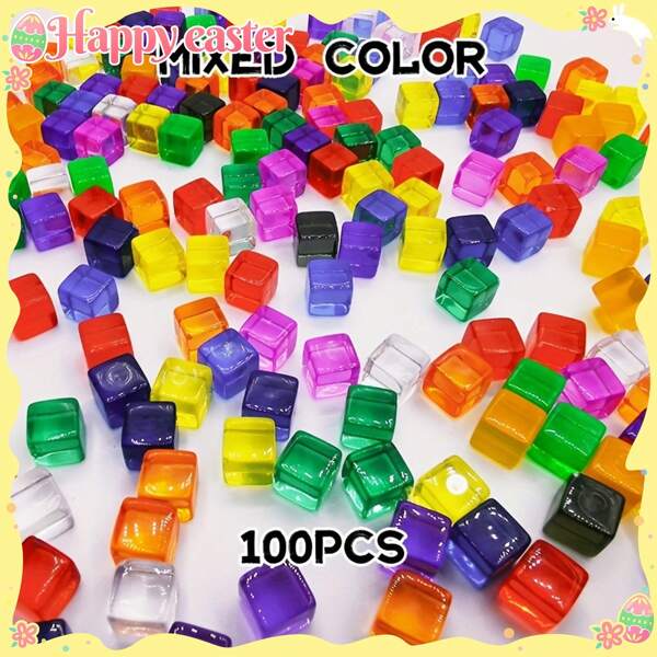 100 pièces Jetons de jeu de plateau D&D, jeton RPG fantastique. Cubes colorés effaçables à sec et à l'eau, parfaits pour les jeux de rôle sur table