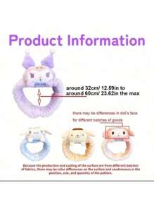Sanrio 1pc Hello Kitty Kawaii Spa Headband - Soft Fluffy Hair Band For Women, Cute Makeup Headband For Skincare, Washing, Party & Shower (Sanrio Collection)