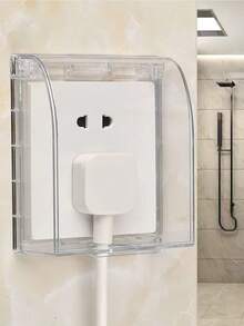 1 pieza Cubierta moderna para tomacorriente, multicolor, plástico resistente, a prueba de agua para protección de tomacorriente de baño/inodoro