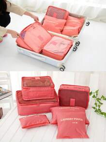 8 Piece Travel Organizer Set Includes: Toiletry Bag, Cosmetic Bag, Shoe Bag, Makeup Bag, Cosmetics Case, Clothing Organizer Bags, Perfume Box, Lingerie Bag, Luggage, Foldable Underwear/Sock Organizer, Garment Bags, Packing Cubes, Travel Accessories, Tote Bag, Tech Organizer, Waterproof Clothes Organizer, Shoes