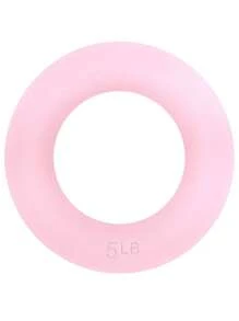 DEFIT حلقة اليوغا المثقلة بالسيليكون - 5 رطل / 10 رطل دائرة اللياقة البدنية للتدريب على القوة، سطح ناعم للإمساك، معدات جيم منزلية