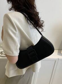 Hebilla de cinturón popular, bolso de hombro nuevo de verano, bolso axilar simple, textura delicada