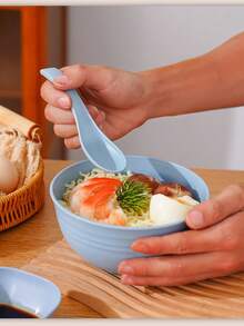 4/8pcs Plastic PP Cereal Bowls, Suitable For Soup, Snacks, Salad, Fruit, Dishwasher & Microwave Friendly, Kitchen & Dining - Multicolor - View 3