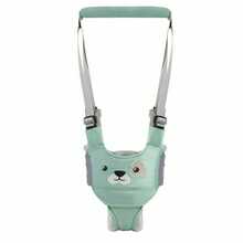 Baby Walking Harness Backpack - Adjustable Safety Assistant Learning Walk Helper With Handheld Wings Protective Belt - Ideal For Toddlers Learning To Walk And Explore Independently - Green - View 1