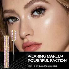 纤长、卷翘、丰盈、防水、防晕染、防汗持久睫毛膏，打造浓密睫毛效果 - 黑色睫毛膏1支 - 查看 3