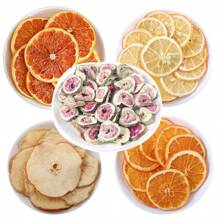Un conjunto de 100 rebanadas de limón seco natural, rebanadas de lima, rebanadas de limón verde y rebanadas de limón amarillo, limón perfumado, cidra, rebanadas de naranja seca, decoración aromática fresca para velas perfumadas, elaboración de jabones, elaboración de velas, manualidades DIY, regalos, accesorios para velas de Navidad, decoración natural seca hecha a mano