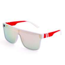 KAPVOE 1pc Square Flat Top Oversized Pink Coated Decoration Power Button Metallic Frame Robot Dance Prop Goggles/Windproof Outdoor Motorcycle Eyewear/Glasses For Men & Women, All Seasons Steam Punk Portable - Multicolor - View 2