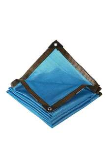 1 pieza Malla de sombreado de color azul para jardín, sombra portátil para invernadero de patio, red de sombra antirrayos UV resistente al calor alto, para jardín, patio, plantas, invernadero, pabellón exterior, césped - Azul - Ver 22