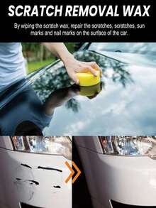 rayhong 汽车划痕修复蜡，汽车划痕去除剂，抛光漆面划痕修复蜡，车漆保护抛光防刮保养。它可以修复汽车表面的划痕、日晒损伤和指甲痕迹，清洁汽车表面的氧化层和污渍，恢复汽车光泽，并允许您在家中DIY修复汽车上的各种划痕，节省成本。