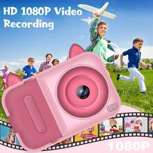 儿童相机即时打印，儿童数码相机 1080P 高清双镜头自拍，即时打印相机，幼儿相机圣诞生日礼物适合 3-12 岁男孩 - XX-多色 - 查看 7