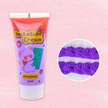 50 جرام مادة غراء كريمي اصطناعي مناسب لصنع الإكسسوارات اليدوية للصيف والمدرسة