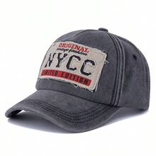 JZML 1pc Unisex NYCC Letter Embroidered Baseball Cap