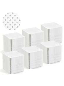 2000/1000/200pcs Nail Wipes - Professional Lint-Free Nail Polish Remover Pads, UV Gel Cleansing Tissues, Unscented Manicure Prep And Finish Nail Art Cleaning Tool(White)