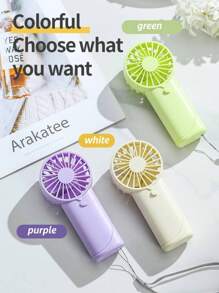 RAF 1pc Handheld Portable Fan Battery Powered Portable Fan Suitable For Office Dormitory Portable Fan Silent Portable Fan