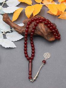1 pieza Brazalete de cuentas de oración de acrílico de 45 piezas de 10 mm, adecuado para Ramadán, Eid Al-Fitr, regalos de Navidad