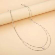 性感简约钻石镶嵌十字架腰链、身体链、夜店、沙滩服饰配饰