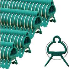 100pcs Adjustable Plant Clips - Reusable Flower, Vine, Vegetable And Tomato Garden Trellises - Durable Plastic, Essential Gardening Tool Plant Cages And Supports