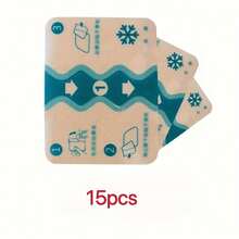 5/15pcs Hot & Cold Moxibustion Patches For Neck, Shoulder, Back, Knee & Waist - Heat For Muscle Relaxation &, Traditional Chinese Medicine, Home, Fitness, Outdoor Use, Heating Pad For Back, Moxibustion Patch Design, Herbal Material