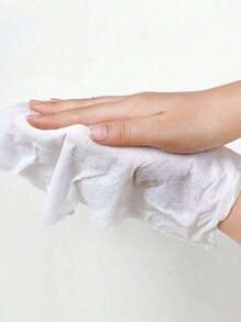 100/50/30/20/10 pezzi Salviette viso monouso compresse, salviettine detergenti in confezione trasparente monouso, salviette viso compress portatili per il viaggio