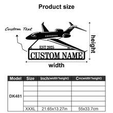 One Custom-Designed Metal Wall Hanging Featuring Airplanes, Helicopters, Fighter Jets, Pilots, And Aviation Themes - Customizable With Name, Date, And Text - Airplane Silhouettes And Cityscapes, Badges And Military Aircraft Gifts, Perfect For Birthdays And Graduations. - Multicolor - View 24