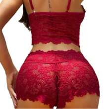 Calesson Set In A Hurry Waiting For Sexy Husband - Đỏ - Xem 2