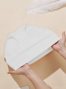 Set de 3 bragas de alta cintura de algodón moldeadoras para mujer - Blanco - Ver 5