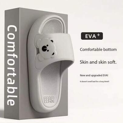 Zapatillas unisex para parejas, EVA para interiores/exteriores, antiolores para baño, suela suave, antideslizante y silenciosa