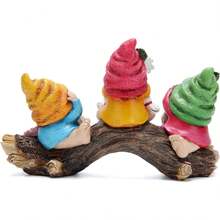 Gnomes Figurines Decorations Outdoor Flower Gnome Ornaments Decor For Home Table, Garden Yard, Flower Bed Summer Garden Gifts Decor For Mom - 1 - View 3