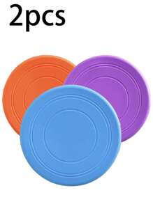 2 pièces Jouets pour animaux de compagnie résistants à la morsure, flottants, jouets moelleux, OVNI, jouets d'entraînement, doux et résistants à la morsure, jeux d'entraînement pour chiens ne blessent pas les dents