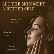 Mặt nạ tinh chất vàng 24K 5 miếng/gói, chứa Niacinamide, giúp cải thiện làn da xỉn màu và không đều màu, dưỡng ẩm sâu, làm sáng da, giảm nếp nhăn. - trắng - Xem 4