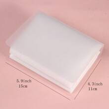 100 Slots Empty Nail Art Stickers Storage Book Nail Art Decals Collecting Album Empty Display Book Collecting Holder Binder Book Plastic DIY Design Tools