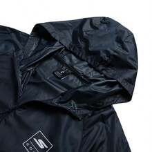 Skechers Men Loose Fit Hooded Jacket, For Running And Fitness - Blue - View 3