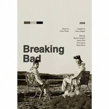 1 件复古《绝命毒师》电影中世纪艺术海报帆布画墙面印刷画，适用于客厅、卧室、餐厅的家居装饰画，可选画框，现代海报、墙面艺术、帆布画和可重复使用的画框 - 彩色 - 查看 27