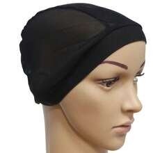 1pc Muslim Lightweight Breathable Casual Headscarf Cap, Multi-Color Sheer - Mesh Base Turban Hat - View 3