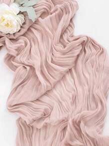 1 Stück Käsetuch Tischläufer Sommer Boho Landhaus Gaze Tischdecke 120 Zoll 10FT Käsetuch Läufer für Party Baby Dusche Heim Dekoration Feiertags Dekorationen