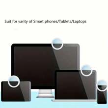 LEDSelfie Ring Light, Mobile Phone Light, Portable Light, Clip-On Light, Fill Light, Rechargeable Type - 3 Modes. Suitable For IPhone, Android, Makeup, Douyin, Live Streaming, Laptop, Tablet, Video Conference Lighting, Photography