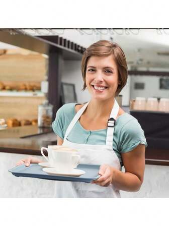 1pc/3PcThickened Plastic Restaurant Tray Fast Food Tray Bulk Rectangular Tray Restaurant Lunch Tray Kitchen Hotel Banquet (Large, Bright Color)