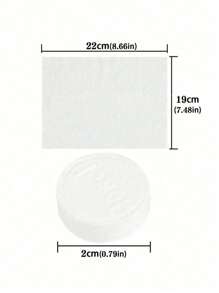 100/50/30/20/10 pezzi Salviette viso monouso compresse, salviettine detergenti in confezione trasparente monouso, salviette viso compress portatili per il viaggio